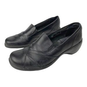 Clarks Black Loafer Shoes Size 6M